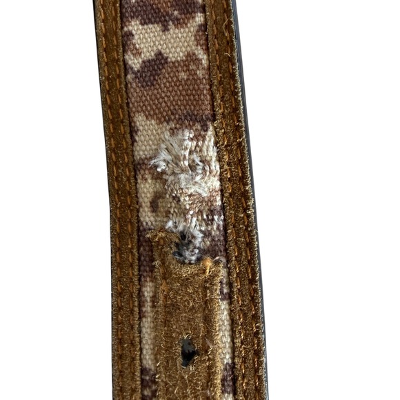 Ariat Mens Digital Camo Leather Belt American Flag Buckle Brown 40 A1030844 - Picture 8 of 8